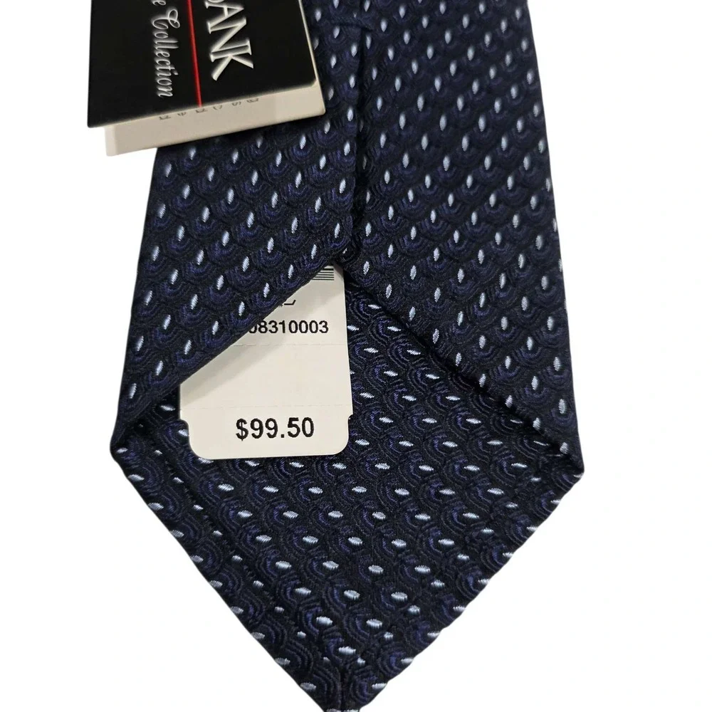 JOS. A. BANK Silk‎ Tie Micro Dot Pattern Classic Necktie Blue Men's New